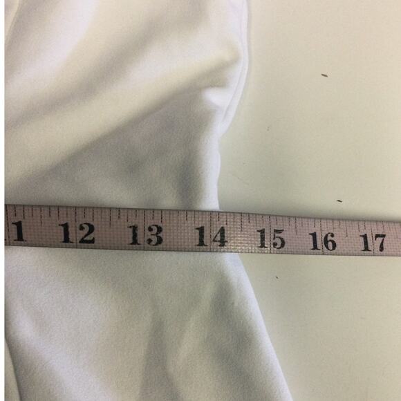 LULU'S SZ L Beaming Perfection White Pearl Organza Tie-Strap Mini Dress NEW B60 - Picture 6 of 8